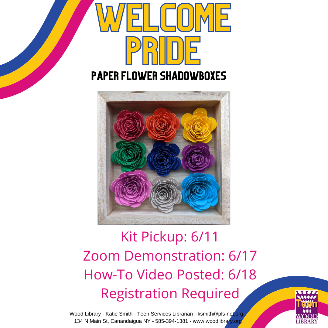 welcome pride, flower craft event