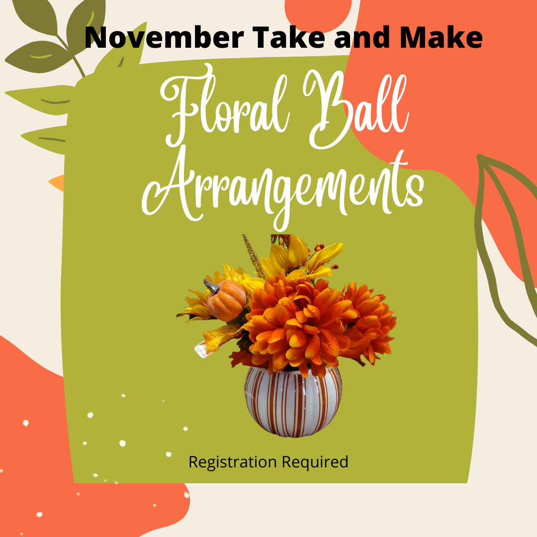 floral ball arrangement