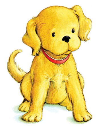 Biscuit is a character in the books by Alyssa Capucilli and is a yellow puppy with a red collar