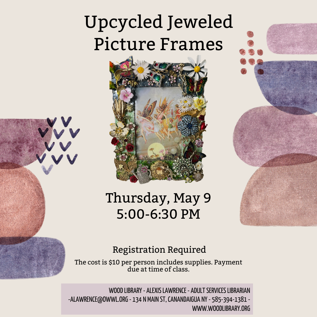 Upcycled Jeweled Picture Frames