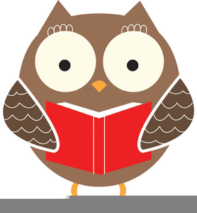 Owl with open book