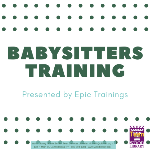 Babysitters training, presented by Epic Trainings