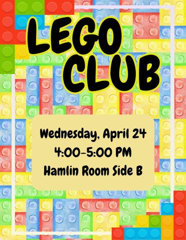 Lego club flyer