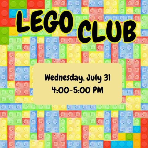 Lego club flyer