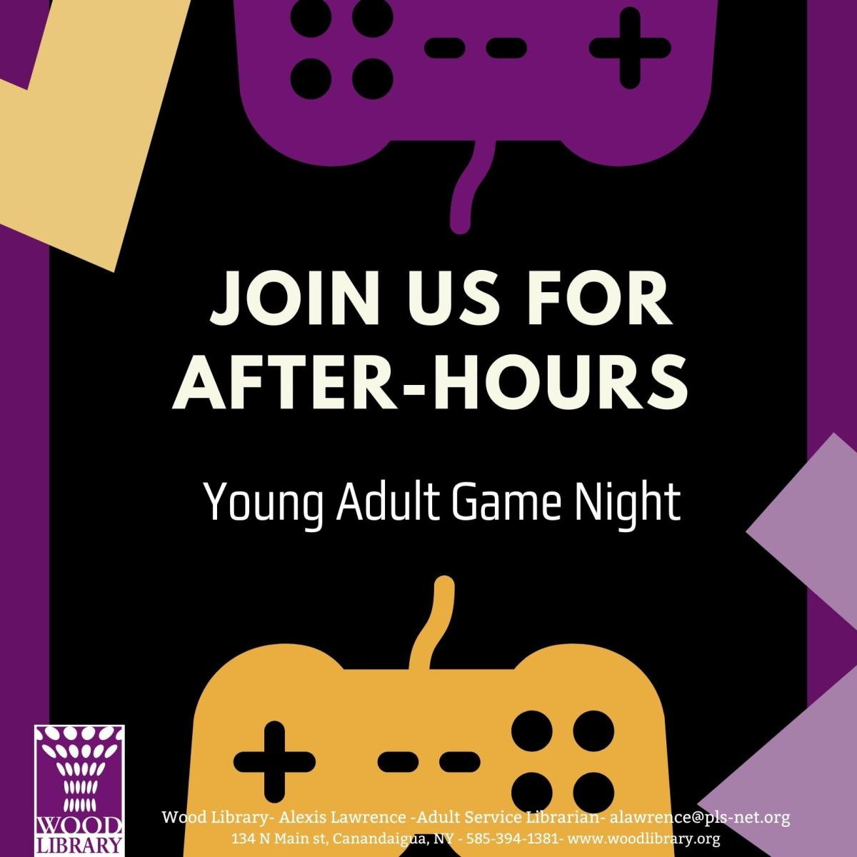 Young Adult Game night