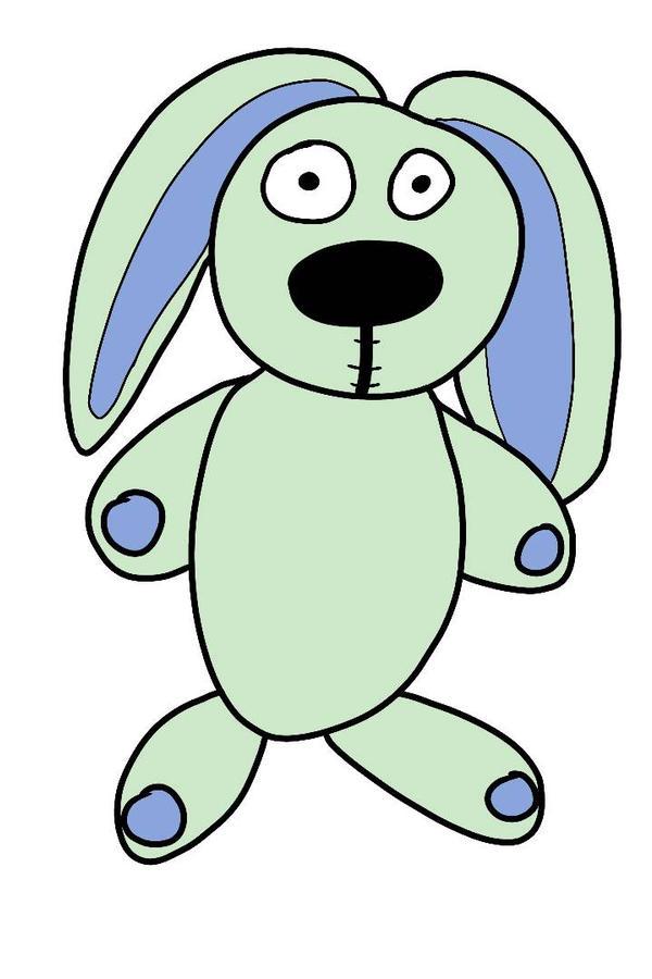 The bunny from Mo Willems' picture book, Knuffle Bunny